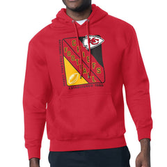 Kansas City Chiefs Starter Shield Logo Pullover Hoodie - Red Hoodies