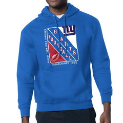 New York Giants Starter Shield Logo Pullover Hoodie - Royal Hoodies