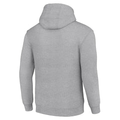 Minnesota Vikings Starter Shield Logo Pullover Hoodie - Heather Gray Hoodies