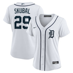 Tarik Skubal Detroit Tigers Nike Women's Home Replica Player Jersey - White Jerseys