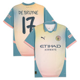 Kevin De Bruyne Manchester City 2024/25 Fourth Replica Player Jersey Blue - Puma for sale