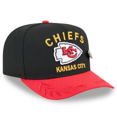 Kansas City Chiefs New Era 2025 NFL Draft On Stage A-Frame 59FIFTY Fitted Hat - Black/Red Hats