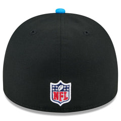 Los Angeles Chargers New Era 2025 NFL Draft On Stage A-Frame 59FIFTY Fitted Hat - Black/Powder Blue Hats