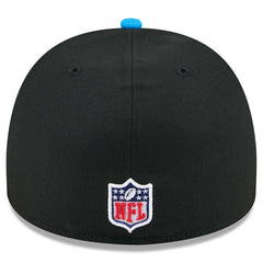 Detroit Lions New Era 2025 NFL Draft On Stage A-Frame 59FIFTY Fitted Hat - Black/Blue Hats