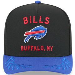 Buffalo Bills New Era 2025 NFL Draft A-Frame 9FIFTY Snapback Hat - Black/Royal Hats