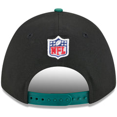 New York Jets New Era 2025 NFL Draft 9FORTY A-Frame M-Crown Adjustable Hat - Black/Green Hats