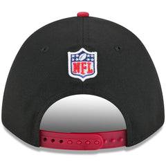Arizona Cardinals New Era 2025 NFL Draft 9FORTY A-Frame M-Crown Adjustable Hat - Black/Cardinal Hats