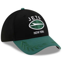 New York Jets New Era 2025 NFL Draft 39THIRTY Flex Hat - Black/Green Hats