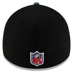 Philadelphia Eagles New Era 2025 NFL Draft 39THIRTY Flex Hat - Black/Midnight Green Hats