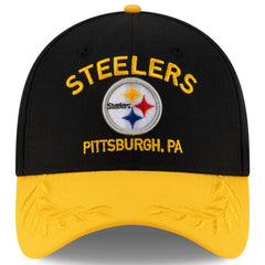 Pittsburgh Steelers New Era 2025 NFL Draft 39THIRTY Flex Hat - Black/Gold Hats