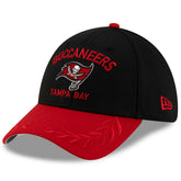 Tampa Bay Buccaneers New Era 2025 NFL Draft 39THIRTY Flex Hat - Black/Red Hats