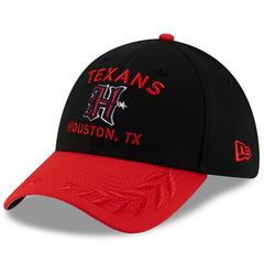 Houston Texans New Era 2025 NFL Draft 39THIRTY Flex Hat - Black/Red Hats