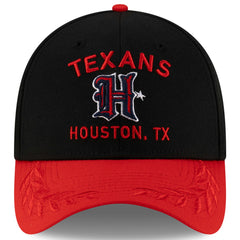 Houston Texans New Era 2025 NFL Draft 39THIRTY Flex Hat - Black/Red Hats