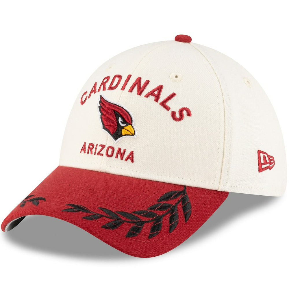 Arizona Cardinals New Era 2025 NFL Draft 39THIRTY Flex Hat - Cream/Cardinal Hats