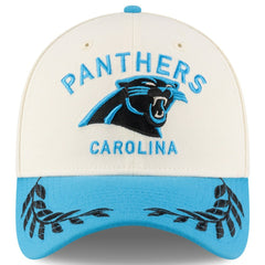 Carolina Panthers New Era 2025 NFL Draft 39THIRTY Flex Hat - Cream/Blue Hats