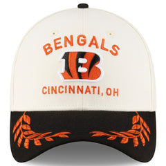 Cincinnati Bengals New Era 2025 NFL Draft 39THIRTY Flex Hat - Cream/Black Hats