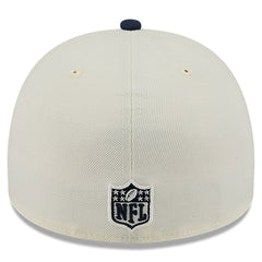 Dallas Cowboys New Era 2025 NFL Draft A-Frame 59FIFTY Fitted Hat - Cream/Navy Hats