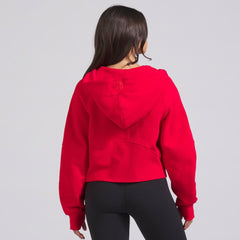 New York Rangers lululemon Women's Scuba Oversized Half-Zip Hoodie - True Red | US 202151260