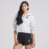 Vegas Golden Knights lululemon Women's Scuba Oversized Half-Zip Hoodie - Heathered Core Ultra Light Grey | US 202151261