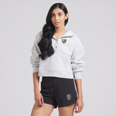 Vegas Golden Knights lululemon Women's Scuba Oversized Half-Zip Hoodie - Heathered Core Ultra Light Grey | US 202151261