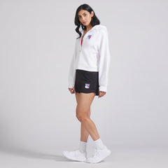 New York Rangers lululemon Women's Scuba Oversized Half-Zip Hoodie - White | US 202151267