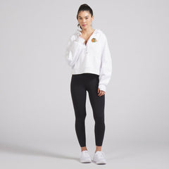 Chicago Blackhawks lululemon Women's Scuba Oversized Half-Zip Hoodie - White | US 202151276