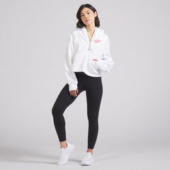 Detroit Red Wings lululemon Women's Scuba Oversized Half-Zip Hoodie - White | US 202151280