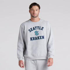 Seattle Kraken lululemon Steady State Crew - Heathered Core Ultra Light Grey | US 202151302