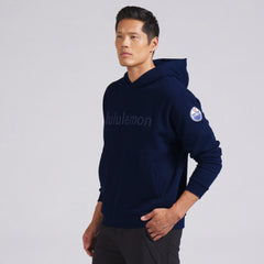 Edmonton Oilers lululemon Steady State Pullover Hoodie - True Navy | US 202151366