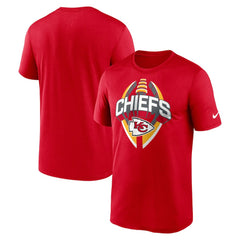 Kansas City Chiefs Big & Tall Primetime Legend Icon Performance T-Shirt - Red T-shirts