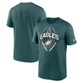 Philadelphia Eagles Big & Tall Primetime Legend Icon Performance T-Shirt - Midnight Green T-shirts