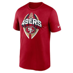 San Francisco 49ers Big & Tall Primetime Legend Icon Performance T-Shirt - Scarlet T-shirts