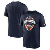 Denver Broncos Big & Tall Primetime Legend Icon Performance T-Shirt - Navy T-shirts