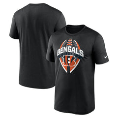 Cincinnati Bengals Big & Tall Primetime Legend Icon Performance T-Shirt - Black T-shirts