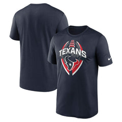 Houston Texans Big & Tall Primetime Legend Icon Performance T-Shirt - Navy T-shirts