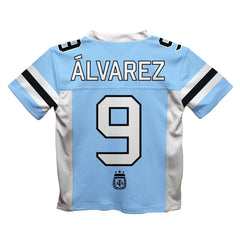 Julián Álvarez Argentina National Team Vive La Fete Football Jersey Light Blue