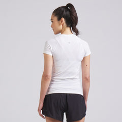 Vancouver Canucks lululemon Women's Swiftly Tech Short-Sleeve Shirt 2.0 - White | US 202164652