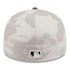 New York Yankees New Era 2025 Armed Forces Day Low Profile 59FIFTY Fitted Hat - Light Beige/Olive Hats