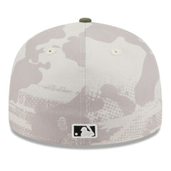 Arizona Diamondbacks New Era 2025 Armed Forces Day Low Profile 59FIFTY Fitted Hat - Light Beige/Olive Hats