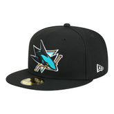 San Jose Sharks New Era Core 59FIFTY Fitted Hat - Black | US 202165688