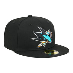 San Jose Sharks New Era Core 59FIFTY Fitted Hat - Black | US 202165688