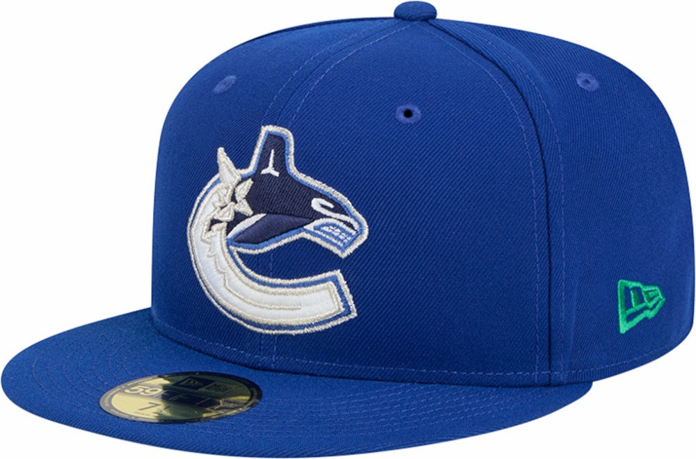 Vancouver Canucks New Era Core 59FIFTY Fitted Hat - Blue | US 202165693
