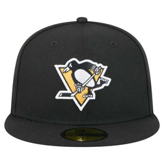 Pittsburgh Penguins New Era Core 59FIFTY Fitted Hat - Black | US 202165696