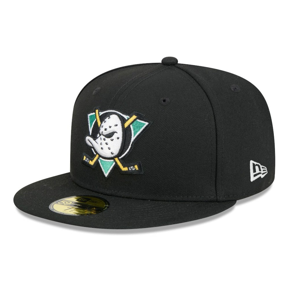 Anaheim Ducks New Era Core 59FIFTY Fitted Hat - Black | US 202165707