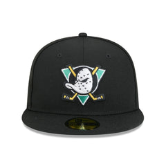 Anaheim Ducks New Era Core 59FIFTY Fitted Hat - Black | US 202165707