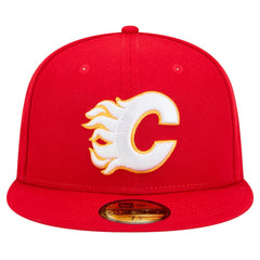Calgary Flames New Era Core 59FIFTY Fitted Hat - Red | US 202165714