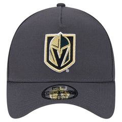 Vegas Golden Knights New Era Core A-Frame 9FORTY Adjustable Hat - Gray | US 202165735