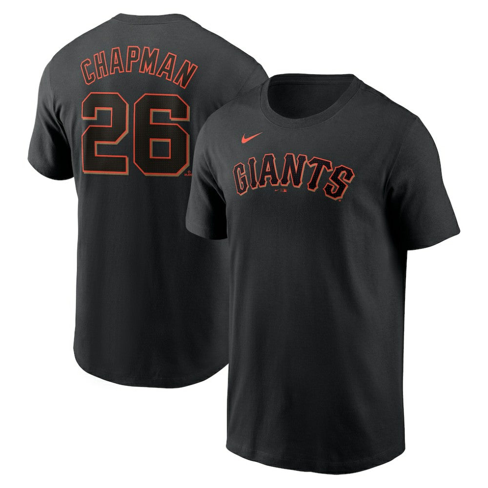 Matt Chapman San Francisco Giants Nike Fuse Name & Number T-Shirt - Black T-shirts