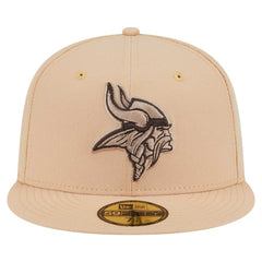 Minnesota Vikings New Era Candied Pecan 59FIFTY Fitted Hat - Tan Hats
