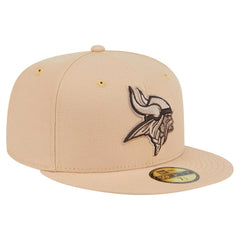 Minnesota Vikings New Era Candied Pecan 59FIFTY Fitted Hat - Tan Hats
